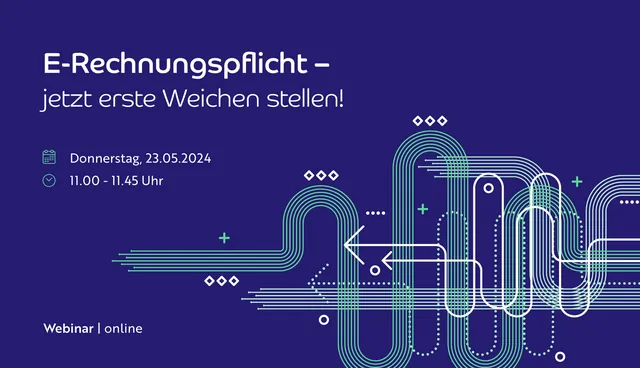 Titelmotiv: Webinar: E-Rechnungspflicht