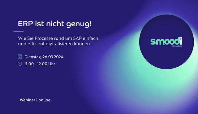 Titelmotiv: Webinar: ERP ist nicht genug