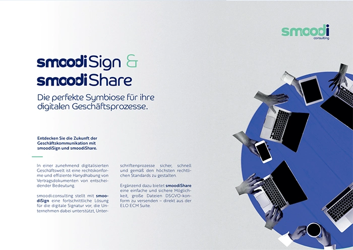 Flyer Vorschau für smoodiSign